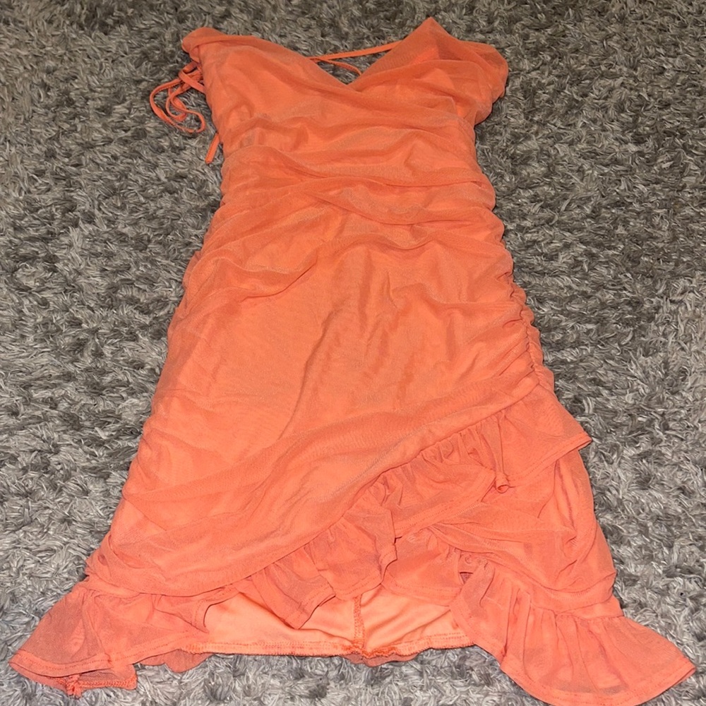 Orange dress